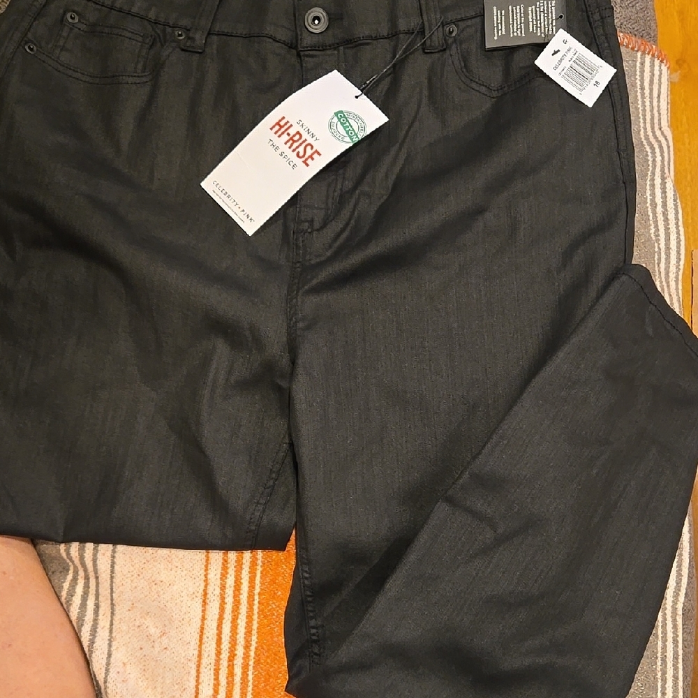 Hi-Rise Black Jeans